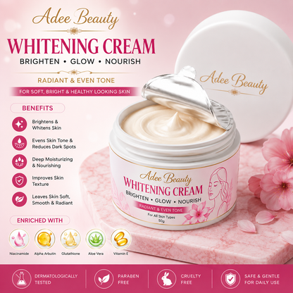 Adee Beauty Whitening Cream Brighten • Glow • Nourish ✨