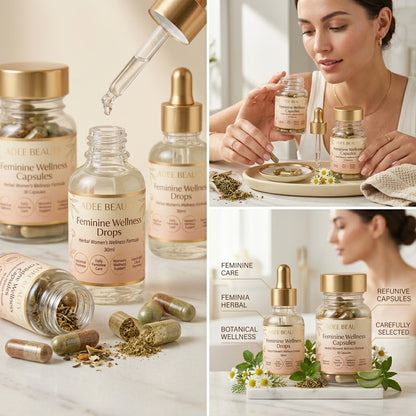 Feminine Wellness Course – Capsules + Drops